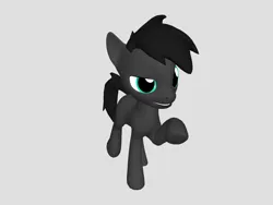 Size: 1200x900 | Tagged: safe, artist:kruvvv, derpibooru import, oc, unofficial characters only, earth pony, pony, pony creator, 3d, 3d pony creator, grin, happy, image, male, png, raised hoof, simple background, smiling, solo, stallion, standing