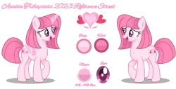 Size: 2890x1473 | Tagged: safe, artist:tanahgrogot, derpibooru import, oc, oc:annisa trihapsari, unofficial characters only, alicorn, earth pony, pony, female, image, magic, mare, open mouth, open smile, png, reference sheet, simple background, smiling, transparent background