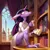 Size: 768x768 | Tagged: suggestive, derpibooru import, machine learning assisted, machine learning generated, stable diffusion, twilight sparkle, anthro, yinglet, ai content, barefoot, big eyes, book, clothes, cup, ear fluff, feet, generator:pony diffusion v5, image, one ear down, png, prompter:ailex, schrödinger's pantsu, species swap, surprised