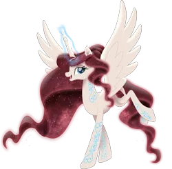 Size: 13673x13386 | Tagged: safe, artist:lincolnbrewsterfan, derpibooru import, oc, oc:rosetta, ponified, unofficial characters only, alicorn, pony, my little pony: the movie, .svg available, alicorn oc, aura, blue eyes, braid, coat markings, commissioner:dust rock, crossover, ethereal hair, ethereal mane, ethereal tail, female, flourish, flourishes, galaxy, galaxy mane, galaxy tail, glow, glowing mane, glowing tail, god empress of ponykind, hair bun, highlights, horn, image, inkscape, large file size, lauren faust, long horn, long mane, long tail, looking at you, magic, magic aura, mane, mare, movie accurate, png, prancing, red mane, red tail, redesign, regal, reimagined, remastered, shading, smiling, smiling at you, spread wings, starry mane, starry tail, swirls, swirly markings, tail, tall, vector, warhammer (game), warhammer 40k, wings