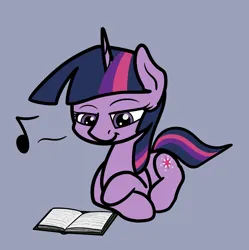 Size: 2036x2048 | Tagged: safe, artist:ewoudcponies, derpibooru import, twilight sparkle, pony, unicorn, book, female, image, jpeg, reading, simple background, solo, unicorn twilight