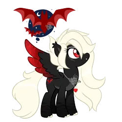 Size: 2000x2000 | Tagged: safe, artist:dixieadopts, derpibooru import, oc, oc:red velvet, pegasus, pony, colored wings, female, image, mare, png, simple background, solo, transparent background, two toned wings, wings