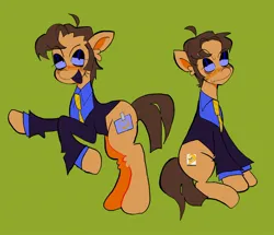 Size: 2048x1761 | Tagged: safe, artist:burgerputty, derpibooru import, ponified, earth pony, pony, better call saul, clothes, image, jpeg, necktie, simple background, sitting, smiling, solo, suit