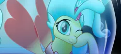 Size: 1432x645 | Tagged: safe, artist:bladedragoon7575, derpibooru import, princess skystar, my little pony: the movie, adorable face, bubble, cute, female, image, in bubble, jpeg, looking at you, underwater, water