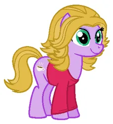 Size: 318x347 | Tagged: safe, derpibooru import, ponified, earth pony, pony, argentina, blouse, casados con hijos, coffee cup, cup, eyeshadow, florencia peña, hairstyle, image, makeup, moni argento, png, simple background, solo, white background