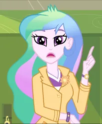 Size: 720x878 | Tagged: safe, derpibooru import, princess celestia, human, equestria girls, friendship games, celestia is not amused, female, image, jpeg, principal celestia, unamused