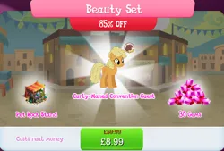 Size: 1266x858 | Tagged: safe, derpibooru import, idw, official, unnamed character, unnamed pony, earth pony, pony, bundle, bush, costs real money, english, female, gameloft, gem, idw showified, image, jpeg, mare, mobile game, my little pony: magic princess, numbers, rock, text