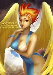 Size: 636x900 | Tagged: suggestive, artist:ladykraken, derpibooru import, spitfire, human, clothes, dress, female, humanized, image, jpeg, pony coloring, solo, solo female