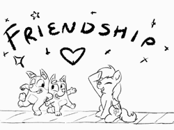Size: 600x449 | Tagged: artist needed, source needed, safe, derpibooru import, rainbow dash, dog, pegasus, platypus, pony, animated, april fools, black and white, bluey, female, gif, grayscale, group, image, mare, meta, monochrome, perry the platypus, phineas and ferb, pixel art, quartet, r/place, reddit, salute