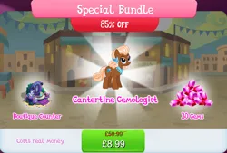 Size: 1269x858 | Tagged: safe, derpibooru import, idw, official, unnamed character, unnamed pony, earth pony, pony, bundle, bush, costs real money, ear piercing, earring, english, female, gameloft, gem, idw showified, image, jewelry, jpeg, mannequin, mare, mobile game, my little pony: magic princess, numbers, piercing, text