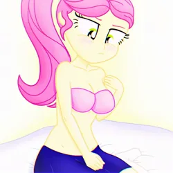 Size: 1080x1080 | Tagged: suggestive, artist:orange becrux, derpibooru import, posey (g5), equestria girls, g5, busty posey (g5), clothes, female, image, jpeg, solo, solo female