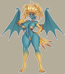 Size: 3500x4000 | Tagged: suggestive, artist:nauth, derpibooru import, oc, oc:kellz, unofficial characters only, anthro, dragon, hybrid, big breasts, breasts, celestia's dragon breeding program, commission, image, jewelry, jpeg, large butt, sexy, solo
