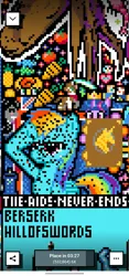 Size: 1080x2316 | Tagged: safe, derpibooru import, rainbow dash, april fools, image, invasion, jpeg, pixel art, r/place, reddit