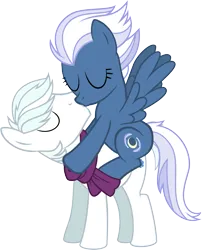 Size: 1369x1694 | Tagged: safe, artist:shutterflyeqd, derpibooru import, double diamond, night glider, earth pony, pegasus, pony, duo, eyes closed, female, image, kissing, male, mare, nightdiamond, png, riding, riding a pony, shipping, simple background, spread wings, stallion, straight, transparent background, wings