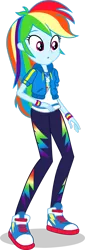 Size: 612x1798 | Tagged: safe, artist:dustinwatsongkx, derpibooru import, rainbow dash, human, equestria girls, confused, female, geode of super speed, image, magical geodes, png, simple background, solo, solo female, transparent background, vector