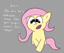 Size: 1200x1000 | Tagged: safe, artist:wanda, derpibooru import, fluttershy, pegasus, pony, image, looking down, png, solo, text