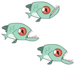 Size: 8710x7743 | Tagged: safe, artist:andoanimalia, derpibooru import, fish, daring don't, image, piranha, png, simple background, transparent background, vector