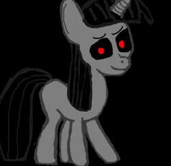 Size: 1320x1280 | Tagged: safe, artist:pipandwolf, derpibooru import, oc, unofficial characters only, unicorn, genderless, horn, image, jpeg, not twilight sparkle, red eyes