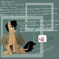 Size: 5000x5000 | Tagged: safe, artist:deadsmoke, derpibooru import, oc, oc:ostin, bat pony, broken hoof, image, png, strict, torn wings, traumatized, wings