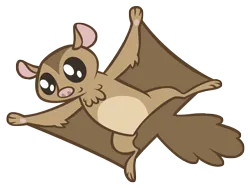 Size: 4475x3368 | Tagged: safe, artist:andoanimalia, derpibooru import, flying squirrel, squirrel, may the best pet win, image, png, simple background, transparent background, vector