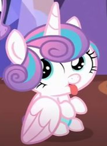 Size: 476x650 | Tagged: safe, derpibooru import, princess flurry heart, twilight sparkle, alicorn, pony, a flurry of emotions, adorable face, baby, baby alicorn, baby pony, cropped, cute, flurrybetes, funny, hilarious, image, png, silly, tongue out