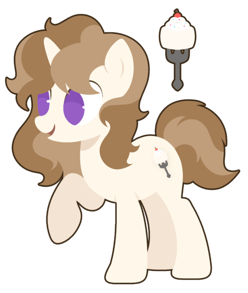 Size: 1762x2077 | Tagged: artist needed, safe, derpibooru import, oc, oc:fluffymarsh, unofficial characters only, pony, unicorn, brown mane, cute, cutie mark, female, happy, image, mare, minimalist, modern art, png, purple eyes, raised hoof, silly, simple background, transparent background