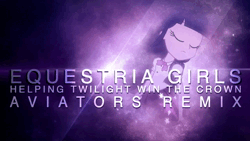 Size: 1280x720 | Tagged: safe, artist:aviators, derpibooru import, twilight sparkle, human, equestria girls, 2013, absurd file size, animated, artifact, brony music, downloadable, downloadable content, eyes closed, female, helping twilight win the crown, image, link in description, music, nostalgia, remix, solo, sound only, text, webm, youtube, youtube link, youtube video