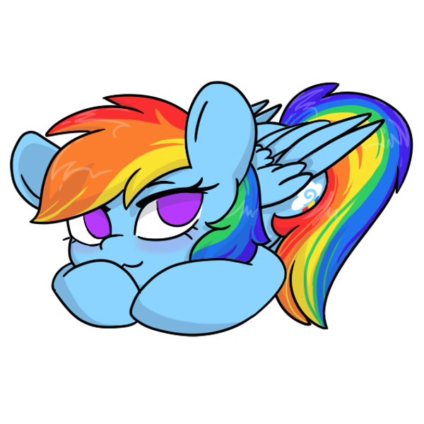 Size: 600x600 | Tagged: safe, artist:swishyfishy4308, derpibooru import, rainbow dash, pegasus, pony, commission, cute, female, image, mare, outline, pegasus wings, png, promo, promotional art, simple background, transparent background, white outline, wings, ych example, ych result, your character here