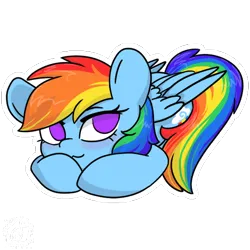 Size: 600x600 | Tagged: safe, artist:swishyfishy4308, derpibooru import, rainbow dash, pegasus, pony, commission, cute, female, image, mare, outline, pegasus wings, png, promo, promotional art, simple background, transparent background, white outline, wings, ych example, ych result, your character here