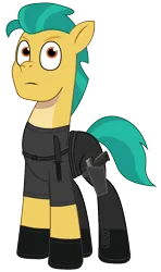 Size: 677x1141 | Tagged: safe, artist:edy_january, artist:prixy05, derpibooru import, edit, vector edit, earth pony, pony, g5, my little pony: tell your tale, biohazard, black pants, boots, clothes, cold face, gears, gloves, gun, handgun, image, knife, leon s. kennedy, link in description, male, parody, pistol, png, resident evil, resident evil 4, resident evil 4 remake, shirt, shoes, simple background, stallion, tactical, tactical gears, transparent background, usp 45, vector, weapon
