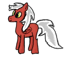 Size: 915x804 | Tagged: safe, derpibooru import, oc, unofficial characters only, pegasus, pony, blank flank, image, newbie artist training grounds, pegasus oc, png, simple background, smiling, solo, wings, yellow eyes