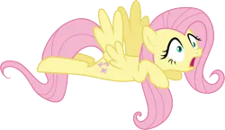 Size: 5199x3000 | Tagged: safe, artist:cloudy glow, derpibooru import, fluttershy, rainbow falls, .ai available, image, png, simple background, solo, transparent background, vector