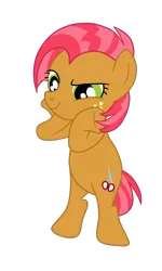 Size: 1000x1671 | Tagged: safe, artist:gmaplay, derpibooru import, babs seed, earth pony, pony, babsbetes, image, png, solo