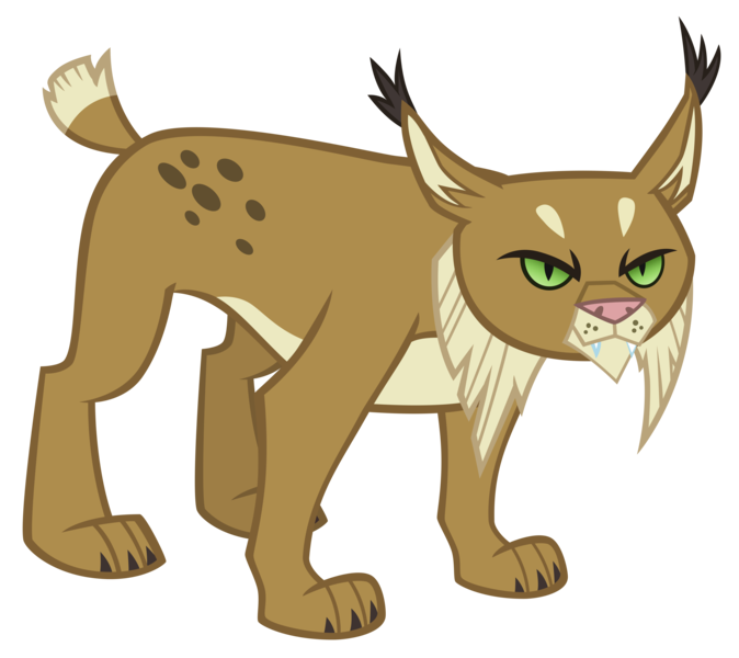 Size: 5800x5164 | Tagged: safe, artist:andoanimalia, derpibooru import, big cat, lynx, daring don't, daring doubt, image, png, simple background, transparent background, vector