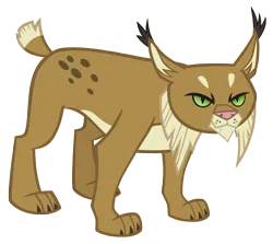 Size: 5800x5164 | Tagged: safe, artist:andoanimalia, derpibooru import, big cat, lynx, daring don't, daring doubt, image, png, simple background, transparent background, vector