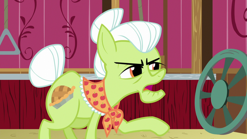 Size: 1280x720 | Tagged: safe, derpibooru import, screencap, granny smith, where the apple lies, image, png, solo