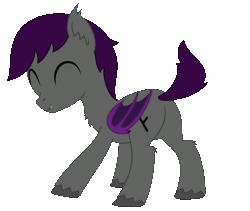 Size: 1604x1354 | Tagged: safe, artist:mrkm, derpibooru import, oc, oc:specter, unofficial characters only, bat pony, pony, animated, bat wings, butt, butt shake, fangs, gif, image, male, plot, simple background, stallion, transparent background, twerking, wings