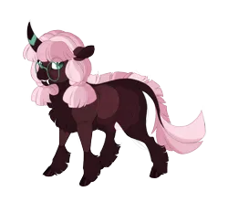 Size: 3500x3100 | Tagged: safe, artist:gigason, derpibooru import, oc, oc:flower bud, pony, unicorn, curved horn, female, glasses, horn, image, mare, png, simple background, solo, transparent background