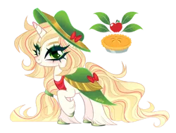Size: 1280x968 | Tagged: safe, artist:gloriaartist, derpibooru import, oc, pony, unicorn, female, hat, image, mare, png, simple background, solo, transparent background