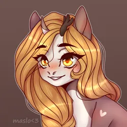 Size: 3000x3000 | Tagged: safe, artist:maslo<3, derpibooru import, oc, oc:meeray<3, pony, unicorn, image, looking at you, png, smiling, smiling at you