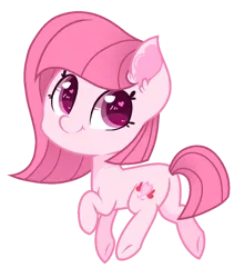 Size: 878x1042 | Tagged: safe, artist:flapsy-puff, artist:tanahgrogot, derpibooru import, oc, oc:annisa trihapsari, earth pony, pony, annibutt, butt, chibi, earth pony oc, female, heart, heart eyes, image, looking at you, looking back, looking back at you, mare, plot, png, simple background, smiling, smiling at you, solo, transparent background, wingding eyes