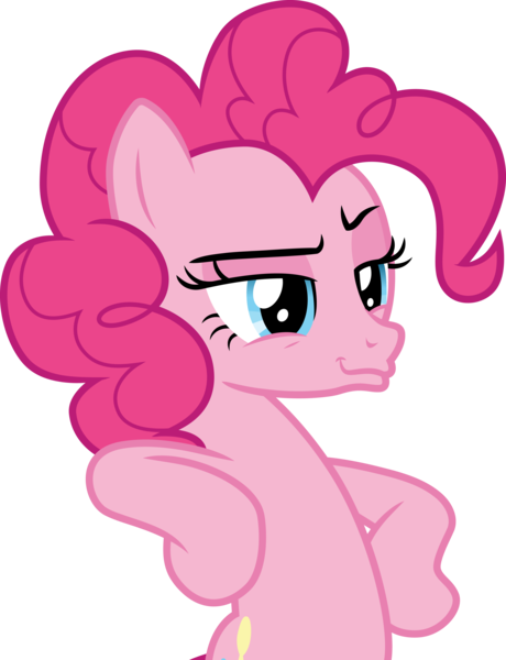 Size: 3000x3916 | Tagged: safe, artist:cloudy glow, derpibooru import, pinkie pie, not asking for trouble, .ai available, female, image, png, simple background, solo, transparent background, vector