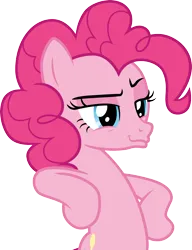 Size: 3000x3916 | Tagged: safe, artist:cloudy glow, derpibooru import, pinkie pie, not asking for trouble, .ai available, female, image, png, simple background, solo, transparent background, vector