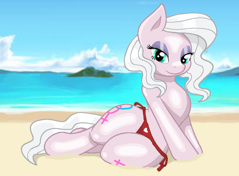 Size: 839x617 | Tagged: suggestive, derpibooru import, oc, earth pony, pony, beach, female, image, mare, png, sexy, wikipedia