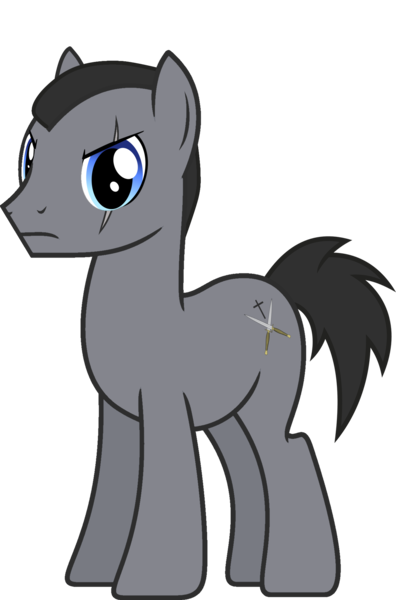 Size: 1280x1938 | Tagged: safe, artist:edy_january, derpibooru import, edit, vector edit, oc, oc:white knight, earth pony, pony, angry, antagonist, bad pony, base used, image, incision eye, incision wound, male, png, simple background, solo, stallion, transparent background, vector