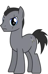 Size: 1280x1938 | Tagged: safe, artist:edy_january, derpibooru import, edit, vector edit, oc, oc:white knight, earth pony, pony, angry, antagonist, bad pony, base used, image, incision eye, incision wound, male, png, simple background, solo, stallion, transparent background, vector