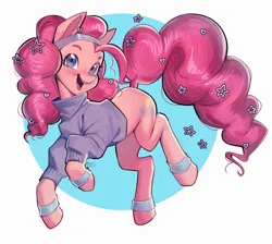 Size: 2028x1815 | Tagged: safe, artist:emily-826, artist:erinartista, derpibooru import, pinkie pie, earth pony, pony, clothes, image, png, shirt, solo