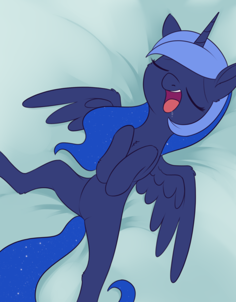 Size: 1620x2070 | Tagged: safe, artist:dusthiel, derpibooru import, princess luna, pony, atg 2023, eyes closed, image, newbie artist training grounds, png, solo