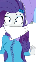 Size: 795x1356 | Tagged: safe, artist:robukun, derpibooru import, rarity, human, equestria girls, 19th century, background removed, bonnet, cloth gag, gag, humanized, image, kidnapped, png, startled, surprised, western, wtf, wtf face