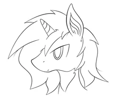 Size: 2296x1832 | Tagged: safe, artist:star flame, derpibooru import, oc, oc:star flame, unofficial characters only, pony, unicorn, black and white, grayscale, image, lineart, male, monochrome, png, simple background, solo, white background